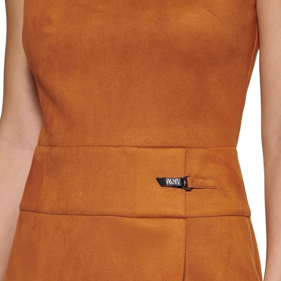 🌟Host Pick🌟DKNY Faux Suede Dress 12 NWT - Picture 3 of 16